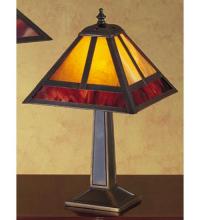 Meyda Black 27123 - 16" High "T" Mission Accent Lamp