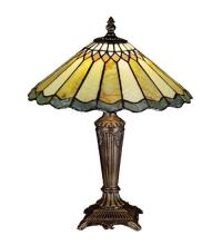 Meyda Black 27569 - 15.5"H Carousel Jadestone Accent Lamp