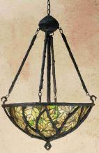 Meyda Black 38544 - 24" Wide Branches Inverted Pendant