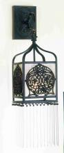 Meyda Black 50513 - 7" Wide Celtic Knot Hanging Lantern Wall Sconce