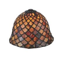 Meyda Black 65167 - 8.5" Wide Fishscale Shade