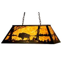 Meyda Black 65416 - 48"L Buffalo Oblong Pendant