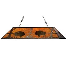 Meyda Black 65417 - 60" Long Buffalo Oblong Pendant