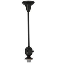 Meyda Black 74125 - 5"W Revival Craftsman Brown on Brass Deco Ball Pendant Hardware