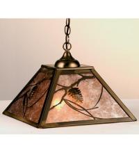 Meyda Black 76316 - 16"Sq Whispering Pines Pendant