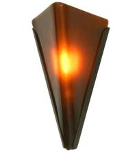 Meyda Black 81610 - 5"W Metro Fusion Biscotto Piccolo Wall Sconce