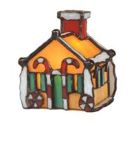 Meyda Black 82175 - 4.5" High Gingerbread House Accent Lamp