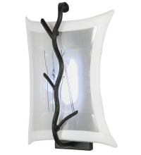 Meyda Yellow 116753 - 10" Wide Twigs LED Fused Glass Wall Sconce