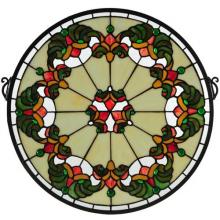 Meyda Yellow 127115 - 18"W X 18"H Middleton Stained Glass Window