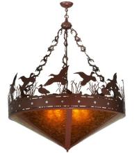 Meyda Yellow 130708 - 42"W Ducks in Flight Inverted Pendant