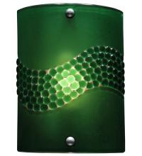 Meyda Yellow 133701 - 8.25"W Metro Fusion Green Pietre Wall Sconce