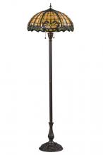 Meyda Yellow 138587 - 63"H Dragonfly Trellis Floor Lamp