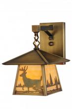 Meyda Yellow 144652 - 8"W Stillwater Deer Creek Hanging Wall Sconce