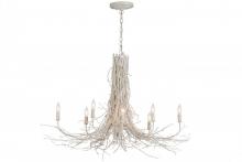 Meyda Yellow 145100 - 40"L Twigs 8 LT Chandelier