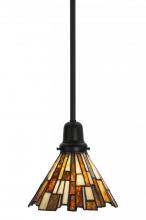 Meyda Yellow 145877 - 8"W Delta Jadestone Mini Pendant