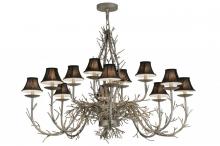 Meyda Yellow 147591 - 50" Wide Twigs 12 Light Chandelier