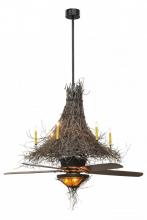 Meyda Yellow 151790 - 68" Wide Twigs W/Fan Light Chandel-Air