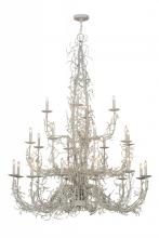 Meyda Yellow 152649 - 54"W Twigs 24 LT Chandelier