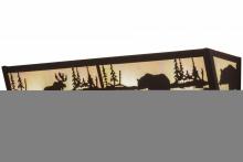 Meyda Yellow 157351 - 24"W Moose & Black Bear Vanity Light