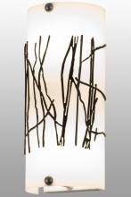 Meyda Yellow 159706 - 5"W Twigs Overlay Wall Sconce