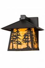 Meyda Yellow 165573 - 8"W Stillwater Tall Pines Hanging Wall Sconce