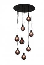 Meyda Yellow 171526 - 28" Wide Bola 8 Light Cascading Pendant