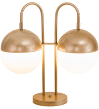 Meyda Yellow 194888 - 19" Wide Bola Deux Table Lamp