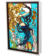 Meyda Yellow 212842 - 22" Wide X 29" High Mermaid of the Sea LED Backlit Window