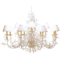 Meyda Yellow 220136 - 48" Wide Twigs 12 Light Chandelier