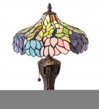 Meyda Yellow 224040 - 17" High Wisteria Table Lamp