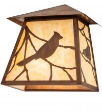 Meyda Yellow 243782 - 12" Wide Stillwater Song Bird Wall Sconce