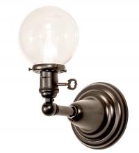 Meyda Yellow 253879 - 5" Wide Revival Globe Sconce