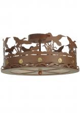 Meyda Yellow 254833 - 16" Wide Ducks in Flight Flushmount