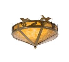 Meyda Yellow 26389 - 16" Wide Ducks in Flight Flushmount