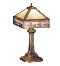 Meyda Yellow 26836 - 19" High Sailboat Mission Accent Lamp