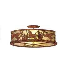 Meyda Yellow 51499 - 16" Wide Ducks in Flight Flushmount