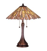 Meyda Yellow 52158 - 23"H Delta Jadestone Table Lamp