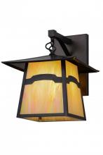 Meyda Yellow 54633 - 12"W Stillwater Mountain View Hanging Wall Sconce