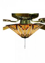 Meyda Yellow 73124 - 17" Wide Nuevo Mission Fan Light Fixture