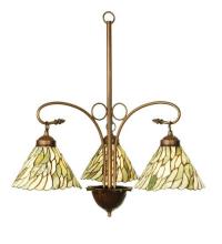 Meyda Blue 103042 - 24"W Willow Jadestone 3 LT Chandelier