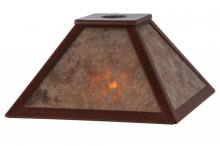 Meyda Blue 144755 - 8" Square Mission Prime Shade