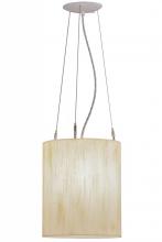 Meyda Blue 150735 - 10" Wide Cilindro De Marfil Lino Pendant