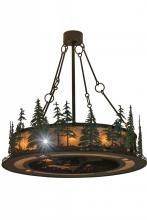 Meyda Blue 162413 - 48"W Tall Pines Chandel-Air