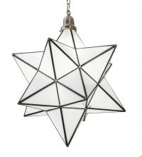 Meyda Blue 250854 - 18" Wide Moravian Star Pendant