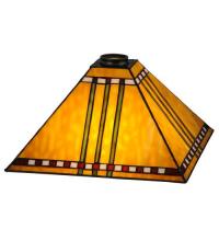 Meyda Blue 28592 - 13" Square Prairie Corn Shade