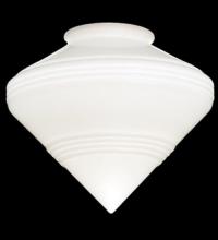 Meyda Tiffany 101433 - 9" Wide Revival Schoolhouse Deco Cone 4" Neck Shade