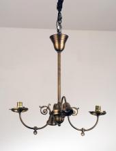 Meyda Tiffany 101797 - 25"L Revival Gas & Electric 4 LT Oblong Chandelier Hardware