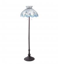 Meyda Tiffany 110423 - 62" High Roseborder Floor Lamp