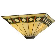 Meyda Tiffany 11106 - 17" Square Diamond Band Mission Shade