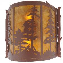 Meyda Tiffany 113012 - 15" Wide Tall Pines Wall Sconce